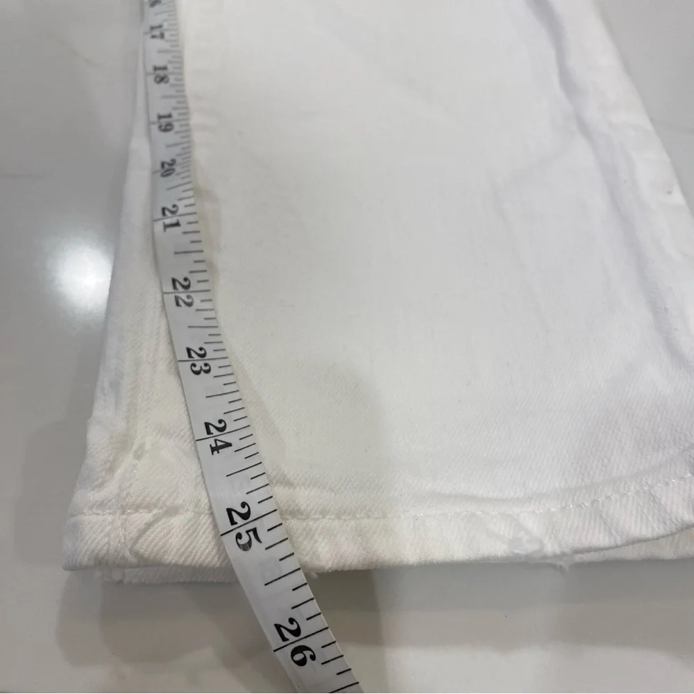 J.Crew Point Sur High rise slim boy White denim jeans - Picture 9 of 13